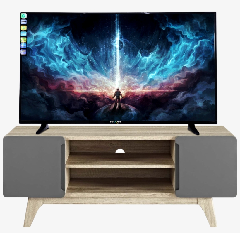 P 3200 Hd Ready Led Tv 80cm - Interstellar Canvas Print - Small By Jasric, transparent png download