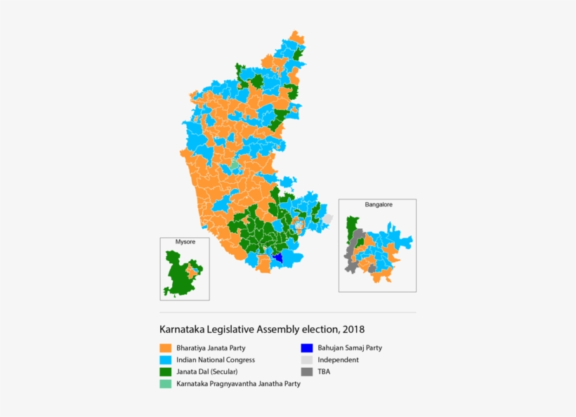 Karnataka Election, 2018 - Karnataka Assembly Results 2018, transparent png download