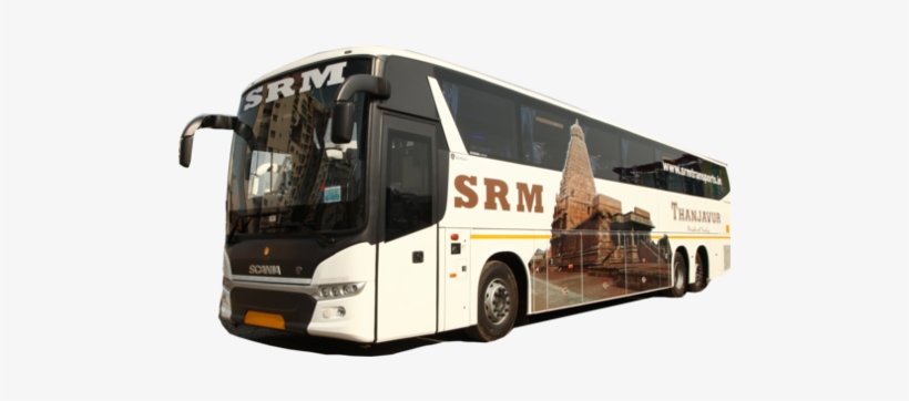 Srm Transports - Volvo Travels Bus Srm, transparent png download