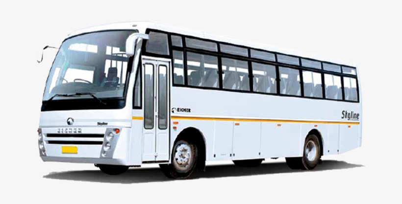 Luxurious Ac/non Ac Bus Rental In Pondicherry - 20 Seater Eicher Bus, transparent png download