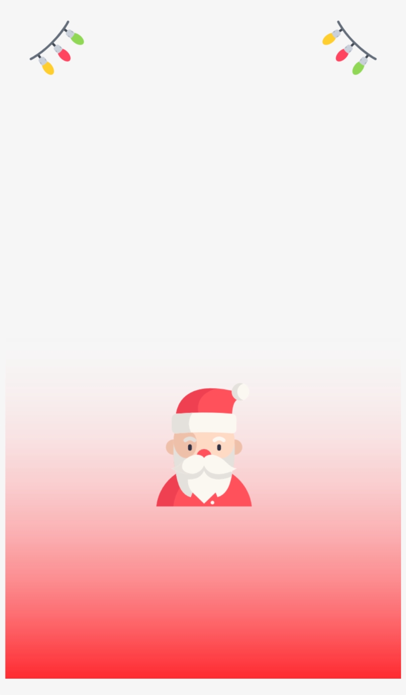 Santa's Lights - Santa Claus, transparent png download