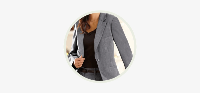 The First Lady's Attic Is Your Source For A Wide Range - Calvin Klein Gray Business Suit, transparent png download