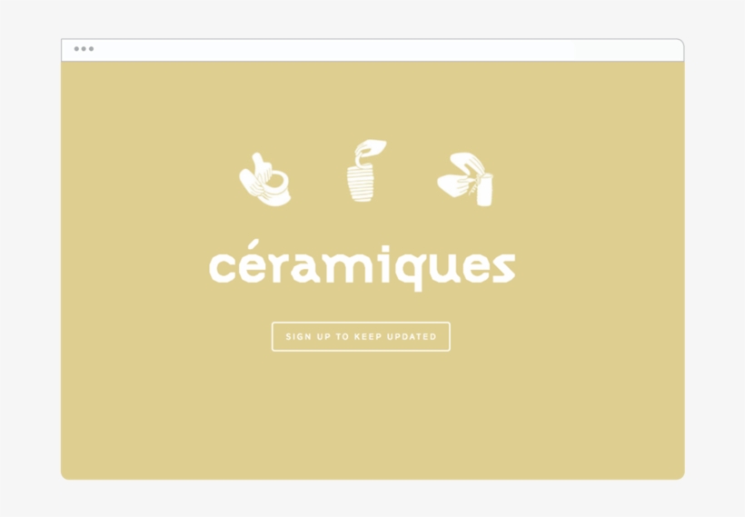 Ceramiques Website Development And Design - Graphic Design, transparent png download