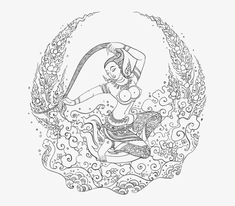 Kali Ganesha Mahadeva Phra Mae Thorani Puja - Thai Art Journal, transparent png download