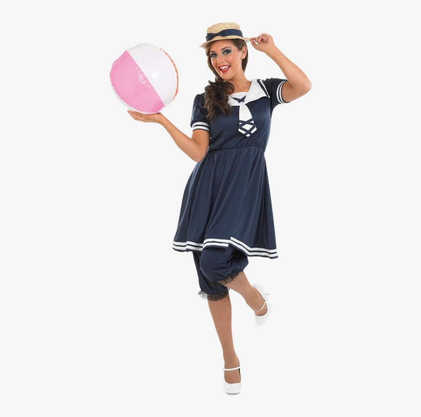 Ladies Fancy Suits Png - Old Time Bathing Suit, transparent png download