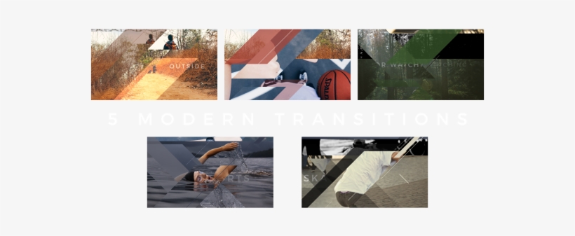 Modern Transitions 5 Pack After Effects Templates - Adobe After Effects, transparent png download