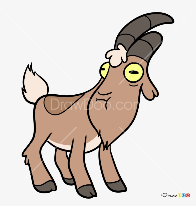 How To Draw Gompers Gravity Falls Png Monster Falls - Drawing, transparent png download