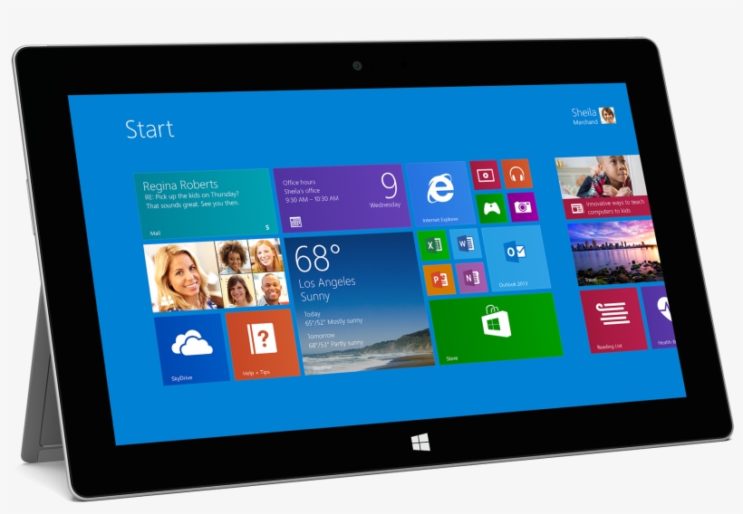 Png Royalty Free Stock Microsoft S Surface Follows - Microsoft Surface Tablet, transparent png download