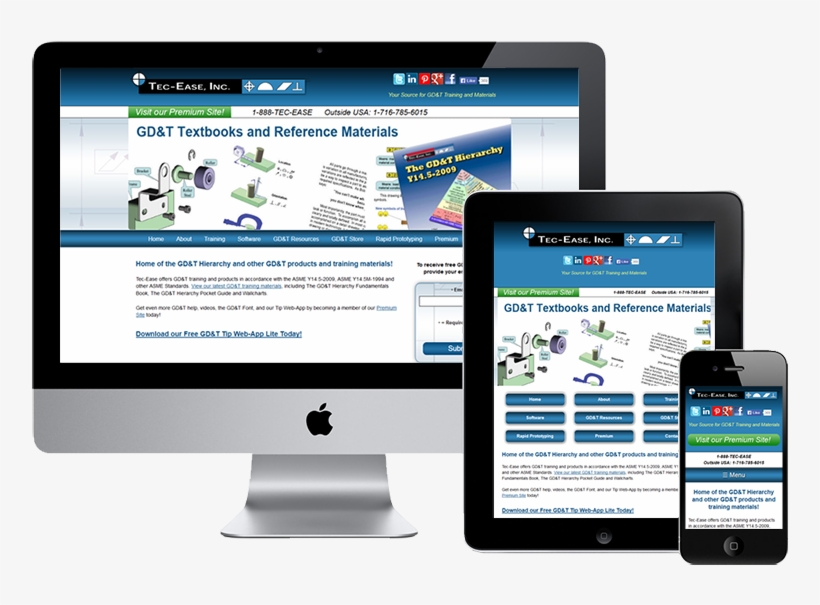 Smartphones, Ipads, Tablets - Responsive Website On All Device, transparent png download