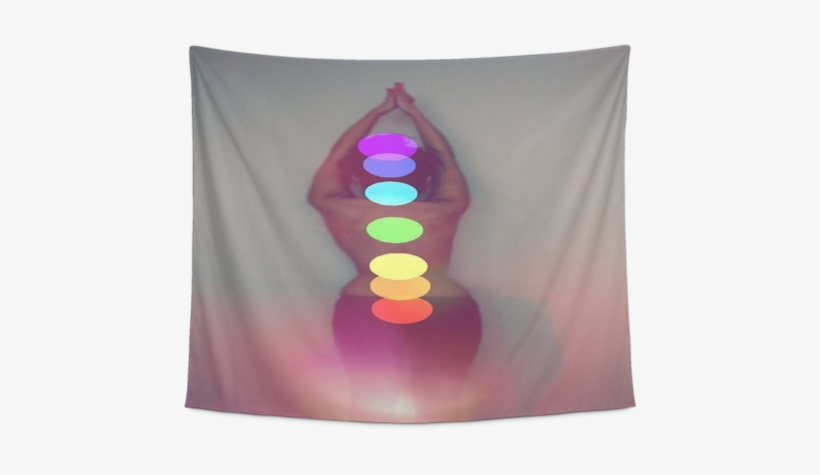 Chakra Goddess Woman Spiritual Wall Art Tapestry - Paper Lantern, transparent png download