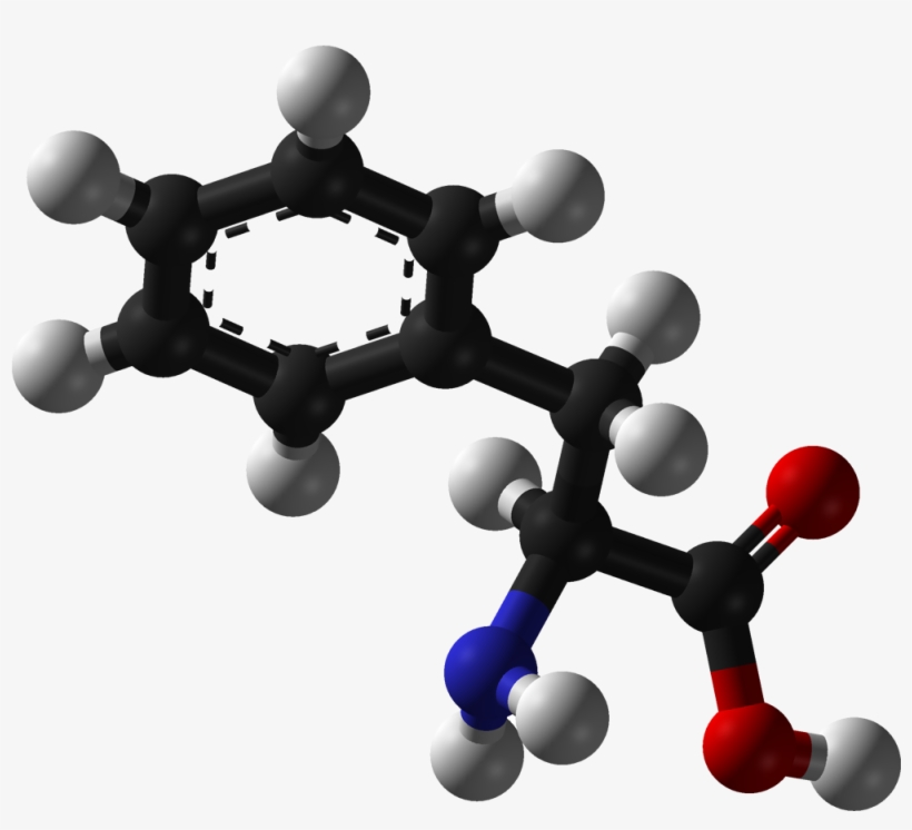 L Phenylalanine 3d Balls - Phenylalanine 3d, transparent png download