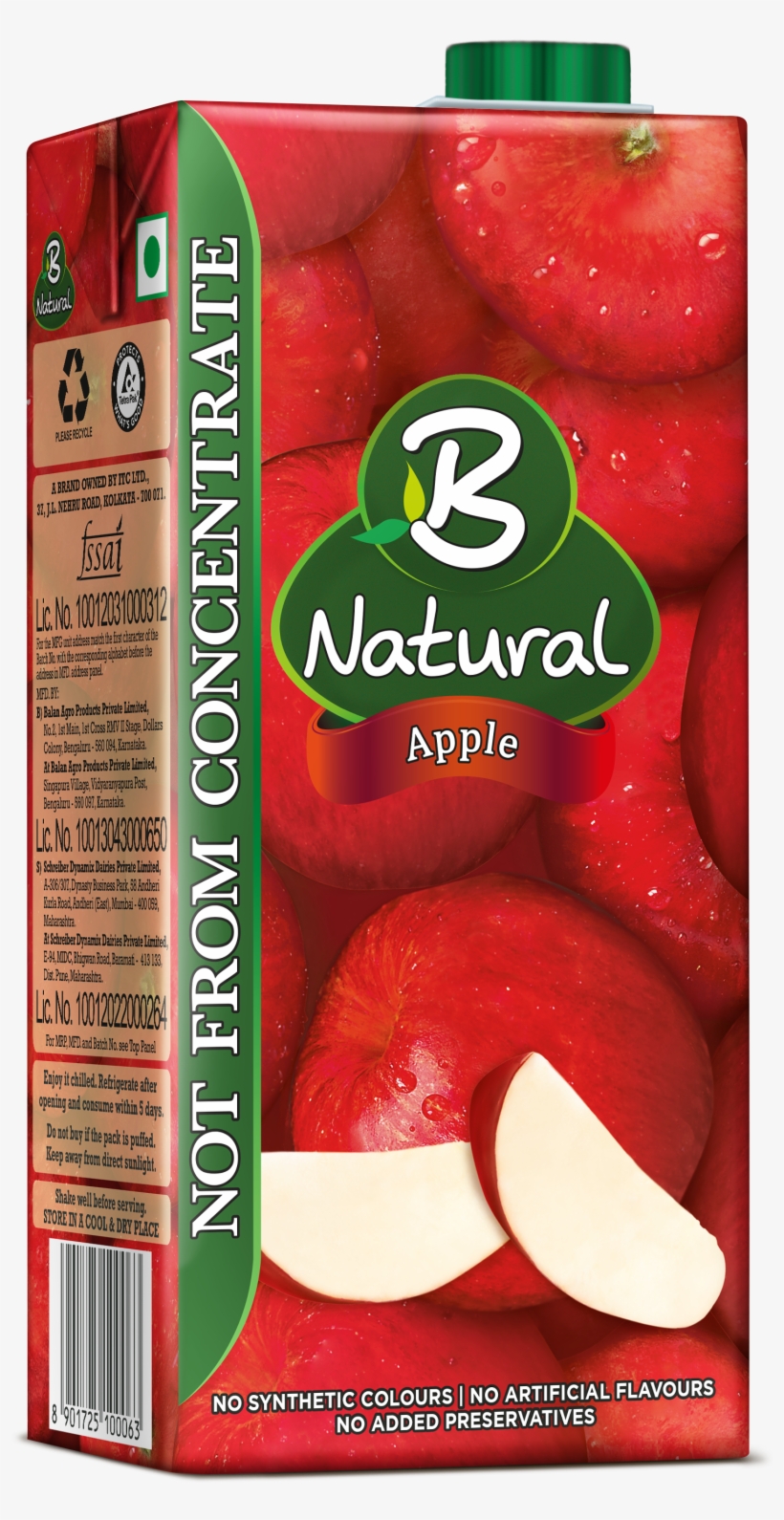 B Natural Apple Drinks - B Natural Apple Juice, transparent png download