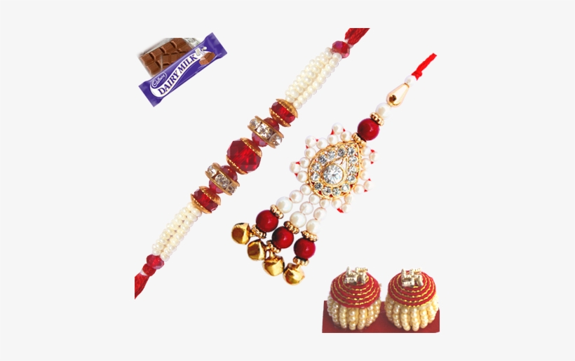 Marvelous Lumba With Bhaiya Rakhi Made Of Diamond Pearl - Cadbury Dairy Milk Chocolate Bars, 12-count, transparent png download