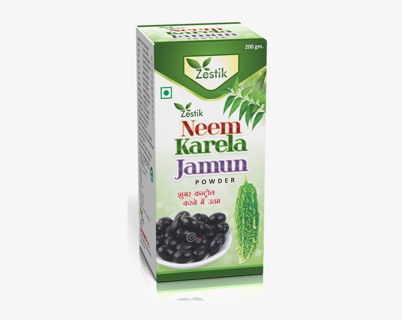 Neem Karela Jamun Powder - Neem Karela Jamun Juice, transparent png download