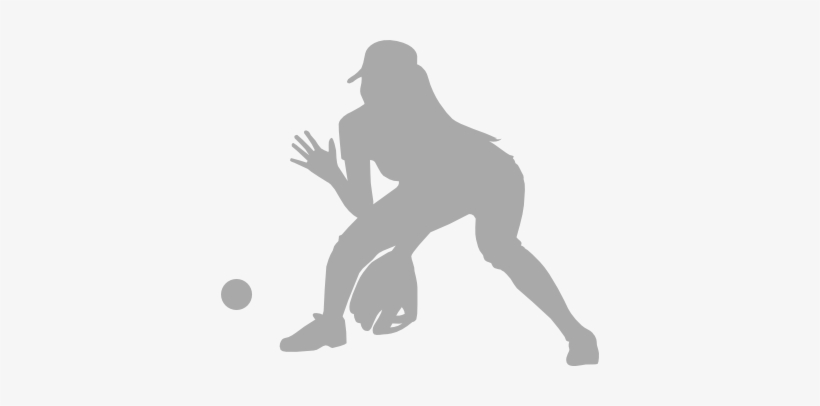 Softball Girl Clipart Png Picture Black And White Download - Free Softball Participation Certificates, transparent png download