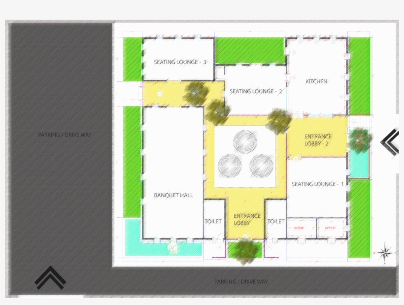 Little Village Is A Place Which Is Divided By Spaces - Floor Plan, transparent png download