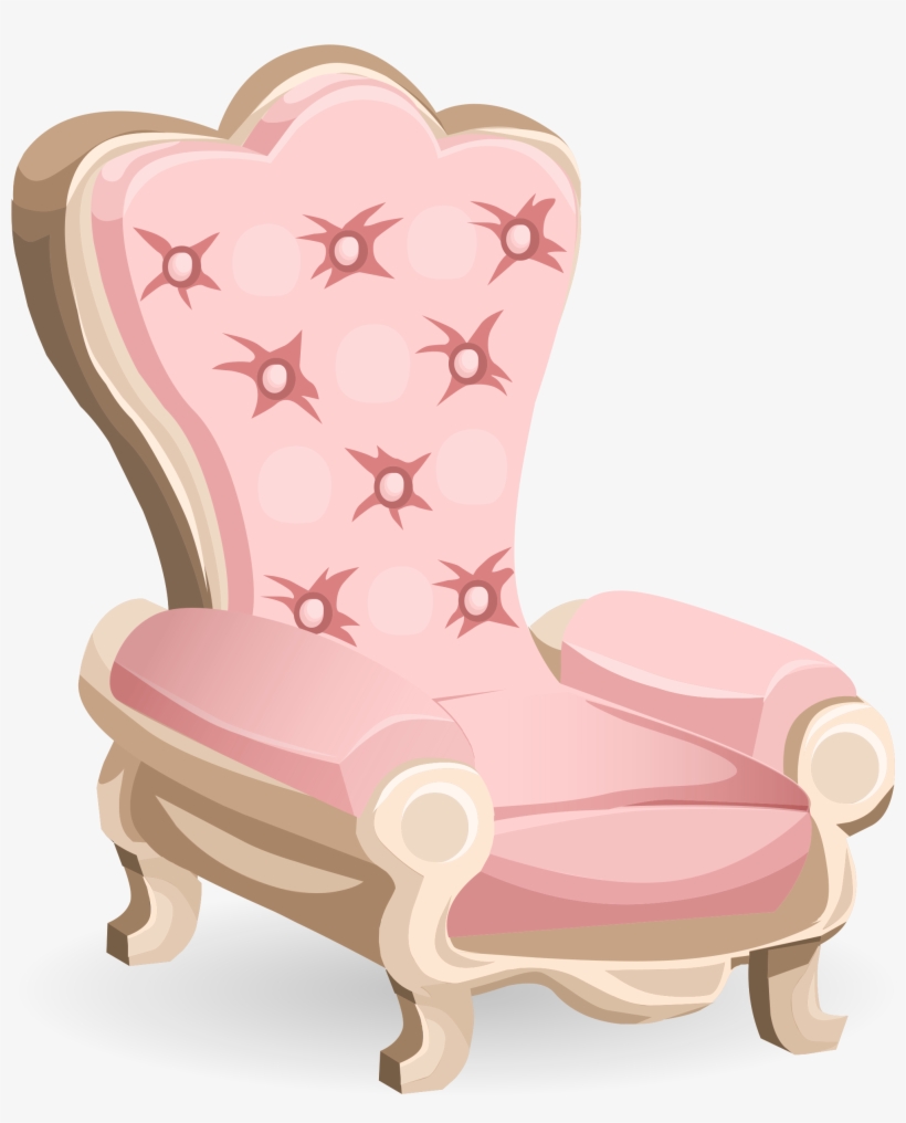 Jpg Library Stock Clipart Pink Chair From Glitch Big - Chair, transparent png download