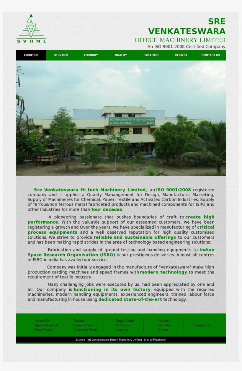 Sri Venkateswara Hitech Machinery Competitors, Revenue - Flyer, transparent png download