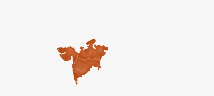 West India - Madhya Pradesh Map, transparent png download