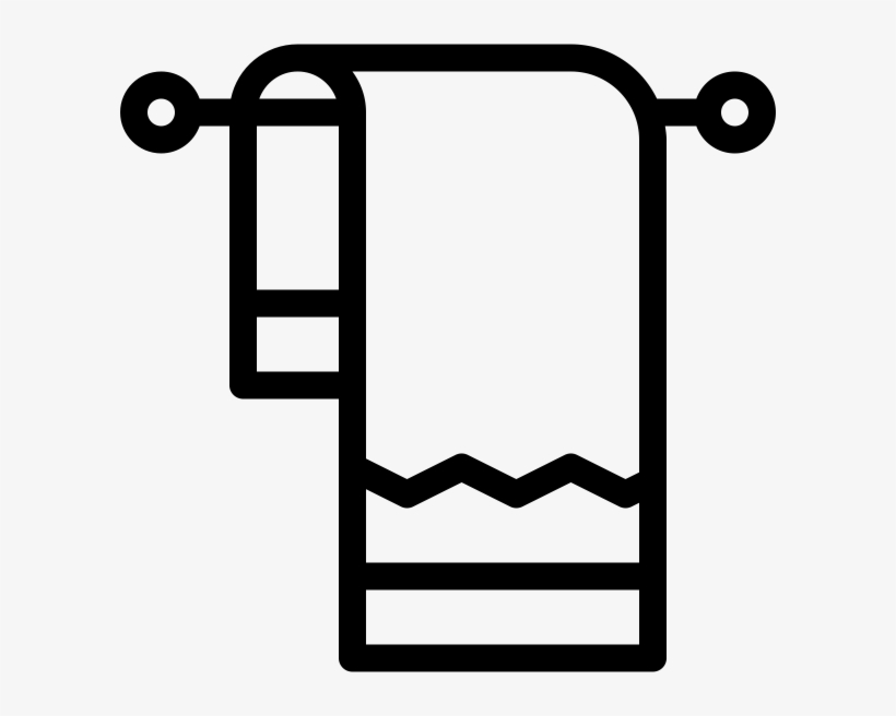 Towels - Towel Rack Icon, transparent png download