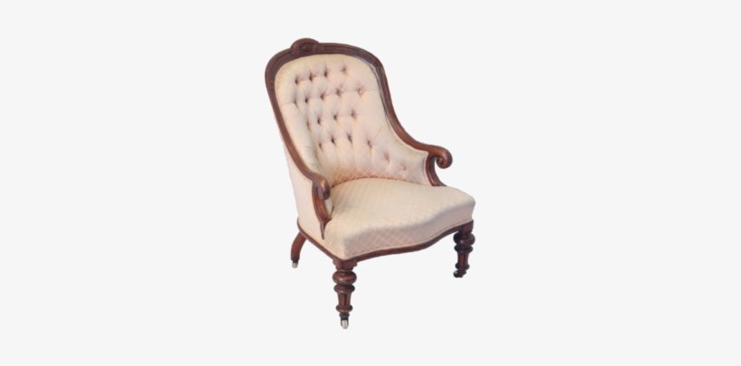 Victorian Chair Bergère - Chair, transparent png download