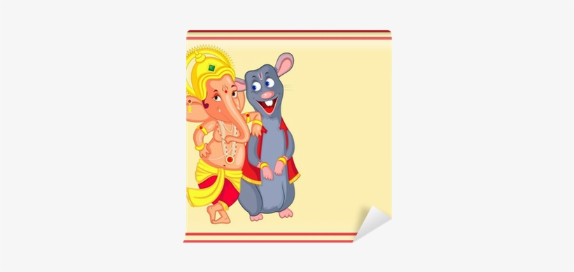 Lord Ganesha In Vector For Happy Ganesh Chaturthi Wall - Happy Ganesh Chaturthi Poster, transparent png download