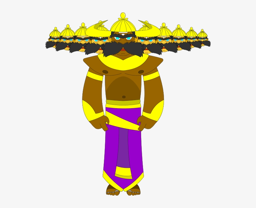 2d Character Designing - Ravana, transparent png download
