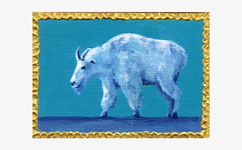 Teal Mountain Goat - Working Animal, transparent png download