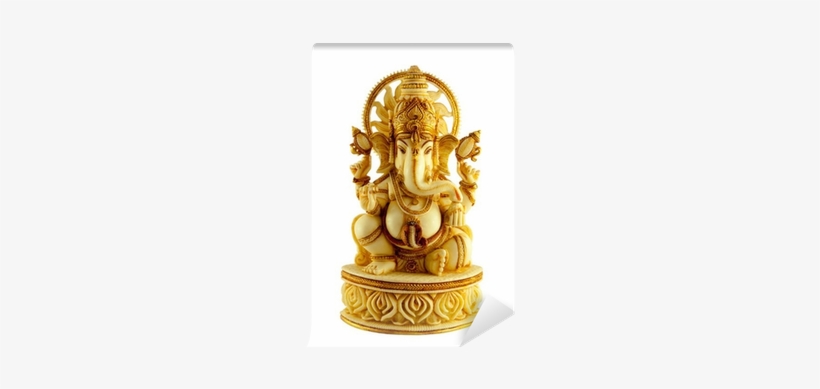 Marble Statue Elephantheaded Hindu God Ganapathi Sitting - God Ganapathi, transparent png download