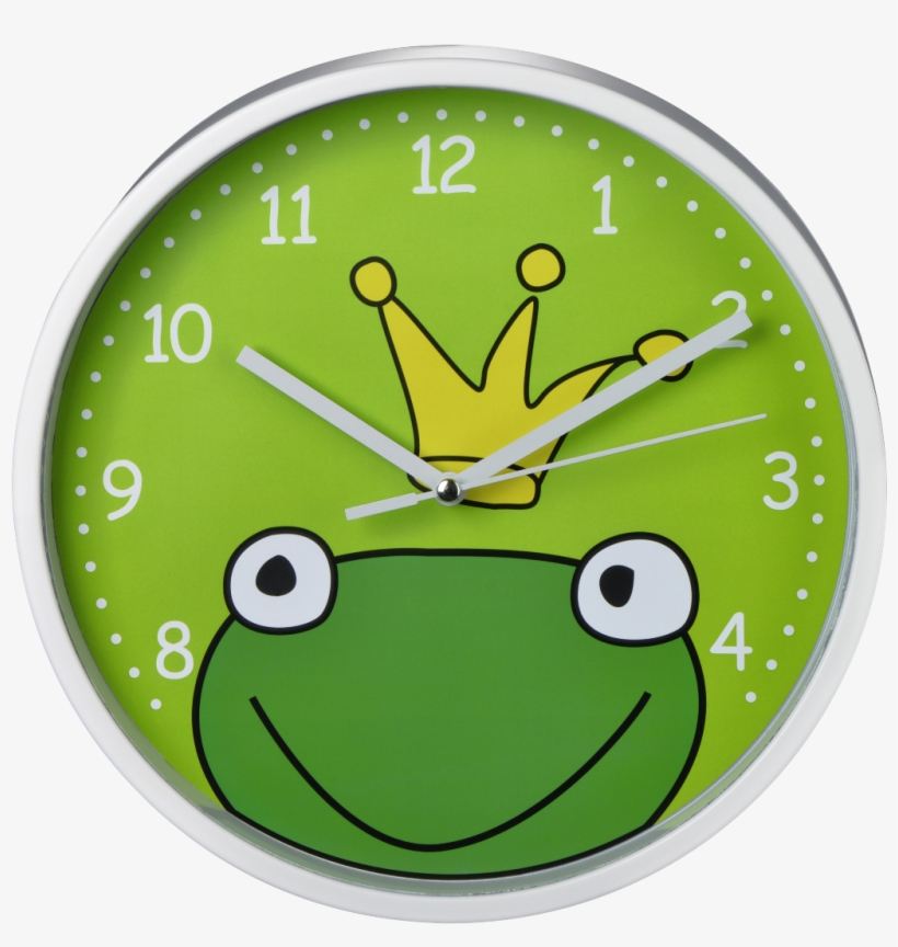 "frog Prince" Children's Wall Clock, Silent - Frog Prince Children's Wall Clock (silent), transparent png download