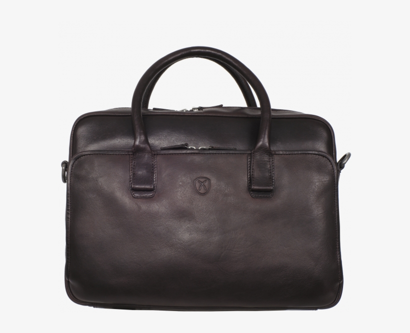 Laptop Bag Business Bag 15 Inch Leather Brown - Tote Bag, transparent png download