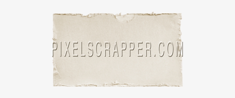 Small White Torn Paper - Vellum, transparent png download