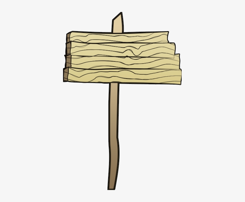 Signboard Clipart Rustic Wood Sign - Transparent Blank Wooden Sign, transparent png download