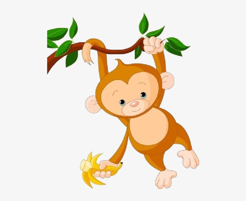 Clipart Freeuse Download Baby Clip Art Cute Funny Ba - Monkey Clip Art Cute, transparent png download