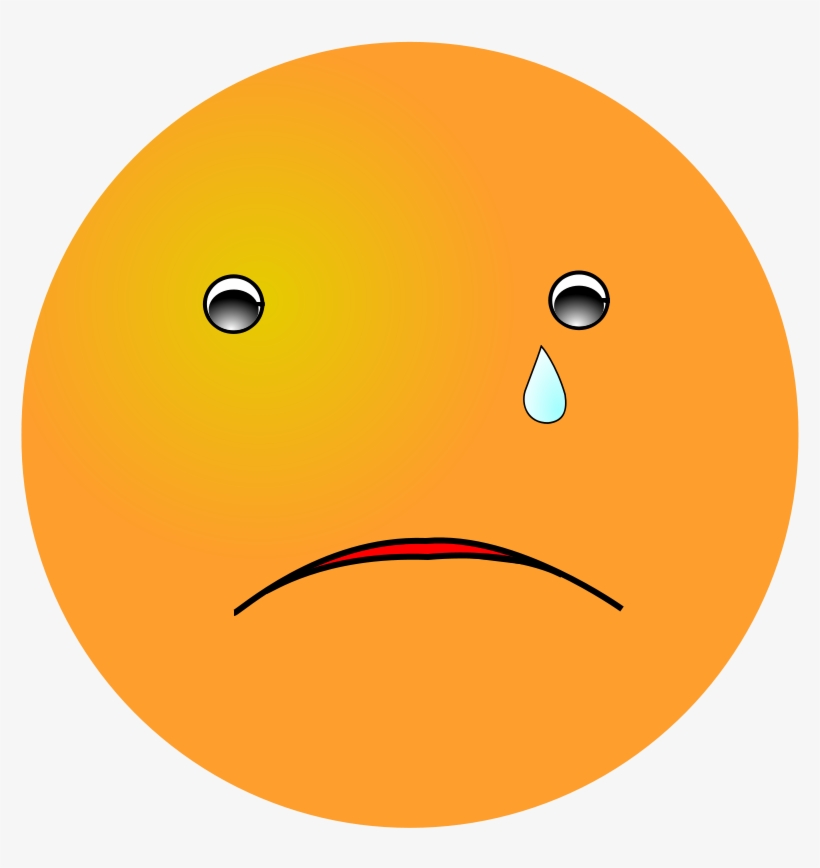 Cartoon Crying Face - Bounce Back, transparent png download