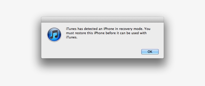 Itunes Recovery Dialog - File Cannot Be Saved, transparent png download
