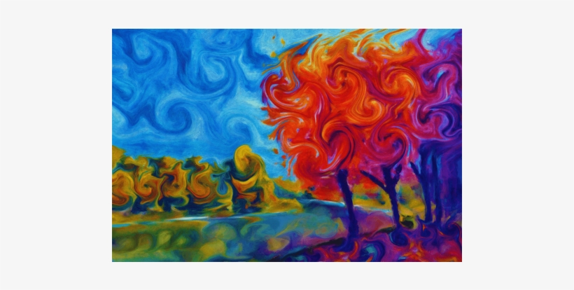 Whorl World - Landscape Abstract, transparent png download