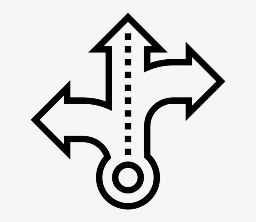 Flechas Icono Vectorial Gratis Diseñado Por Eucalyp - Line Art, transparent png download