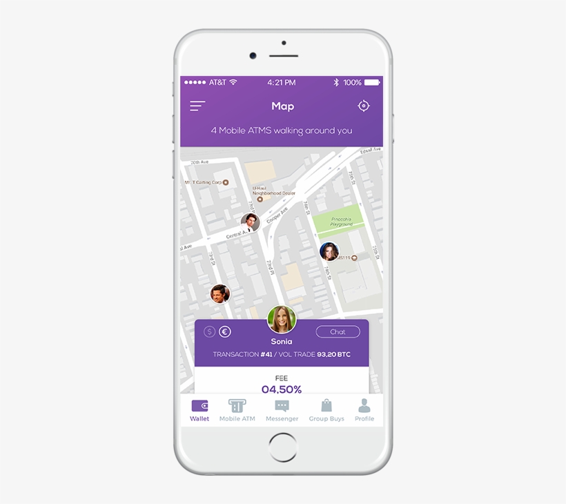 A Mobile Way To Buy Bitcoins - Iphone, transparent png download