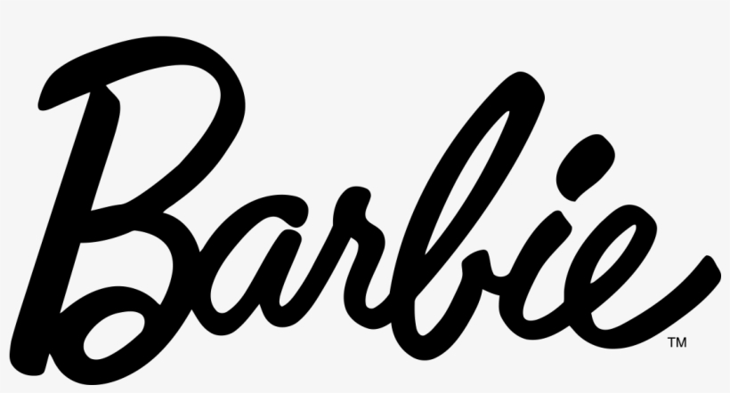 Barbie Logo White Png, transparent png download