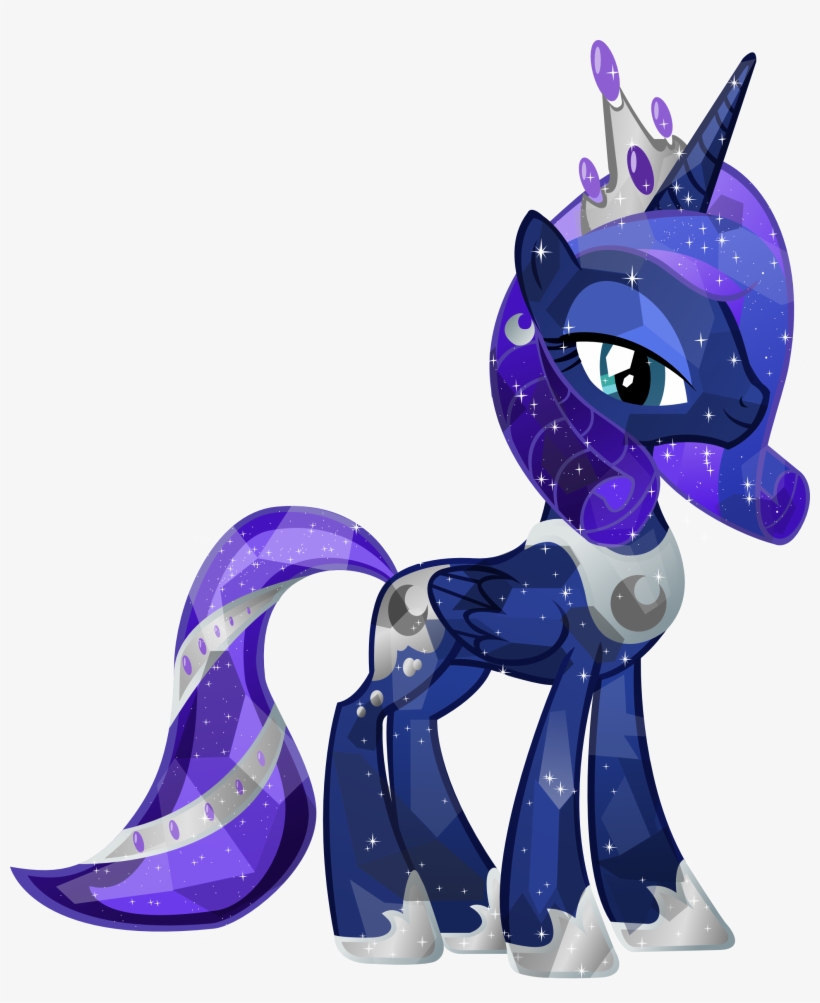 One Pretty Princess My Picture Black And White Stock - My Little Pony Princess Luna Crystal, transparent png download