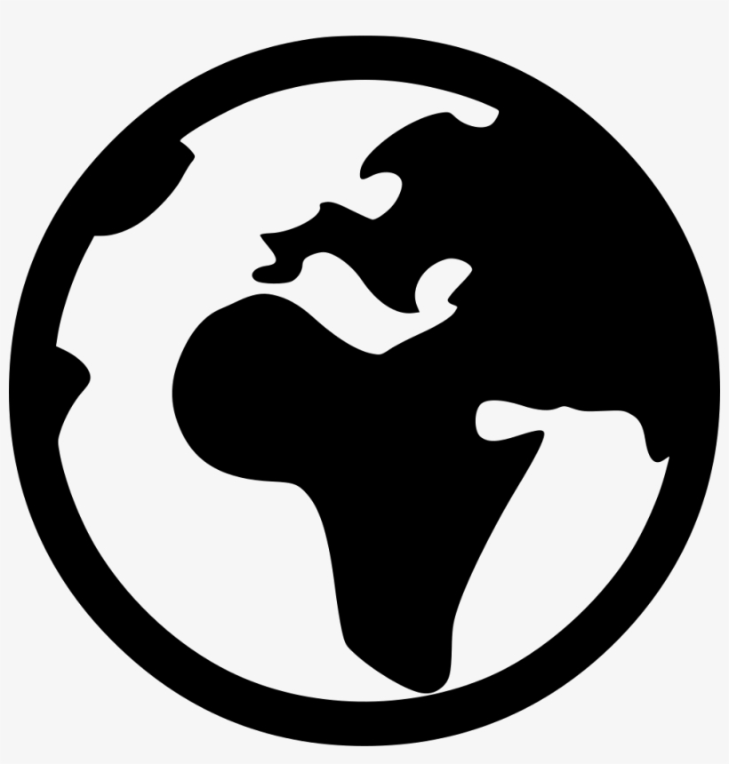Clipart Resolution 980*980 - Earth Icon Png Black, transparent png download
