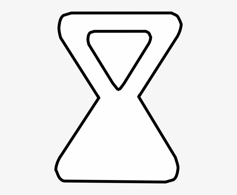 Small - White Hourglass Png, transparent png download