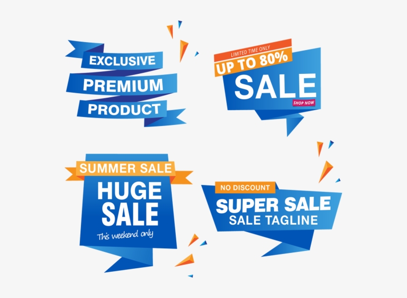 Sale Tag, Banner Design, Summer, Sale Png And Vector - Vector Graphics, transparent png download