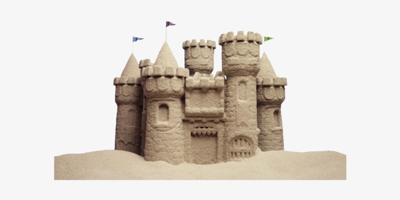 Sand Castle Clipart Sand Sculpture - Real Sand Castle Png, transparent png download