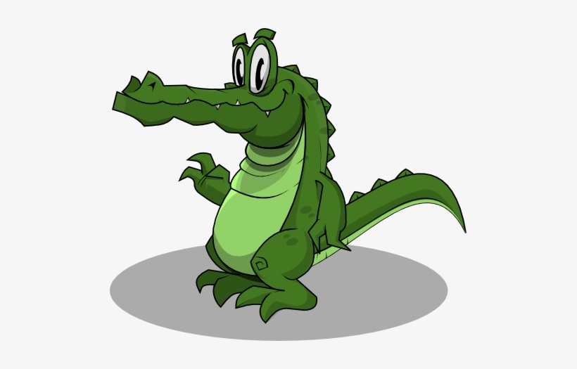 Crocodile Png Cartoon Image - Png Image Crocodile Cartoon, transparent png download
