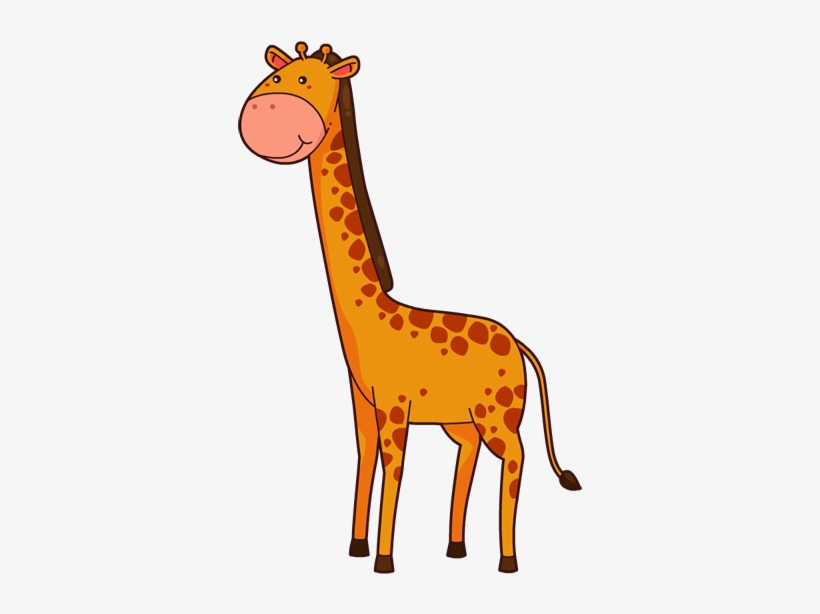 Free - Orange Giraffe Clipart, transparent png download