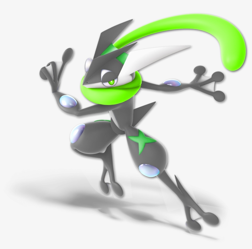 The Pokemon One I Said I As Doing Today, A Ssb4 Fan - Super Smash Bros Ultimate Greninja, transparent png download