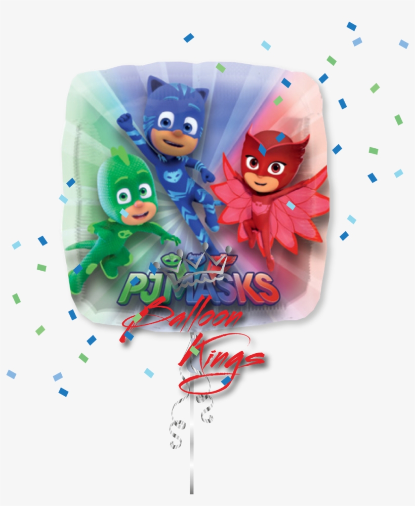 Pj Masks - Pj Masks Balloons Foil, transparent png download