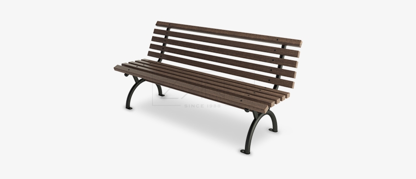 Metal Park Bench- Comfortable Model With Classic Design - Bench, transparent png download